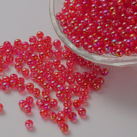 Eco-Friendly Transparent Acrylic Beads PL732-3-1