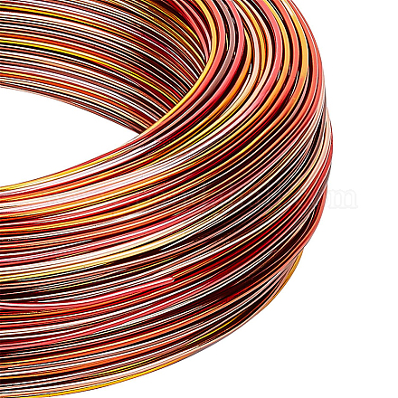 BENECREAT Multicolor Jewelry Craft Aluminum Wire (18 Gauge/1mm AW-BC0004-1mm-06-1