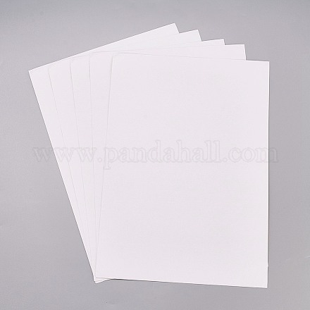 クラフト紙ステッカー  自己粘着インクジェットレーザーa4印刷ラベル  ホワイト  29.5x21cm X-AJEW-WH0055-03-1