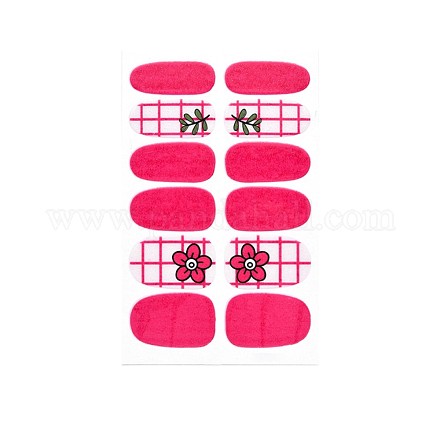 Цветочная серия наклейки для ногтей с полным покрытием MRMJ-T109-WSZ510-1