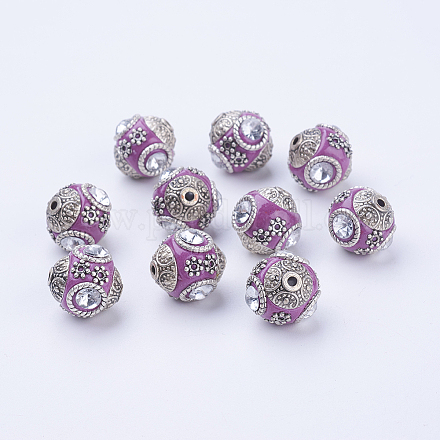 Handmade Indonesia Round Beads IPDL-R400-14-1