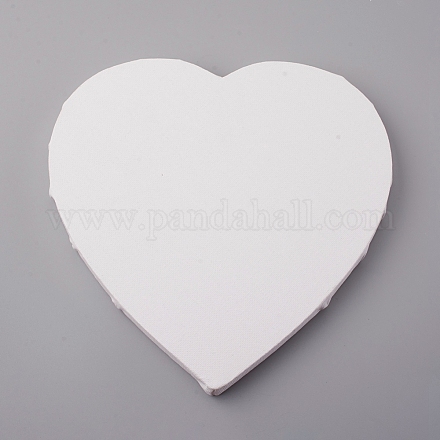 Wholesale Heart Shape Blank Canvas Pandahall