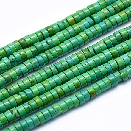 Natural Magnesite Beads Strands TURQ-G148-20-4mm-1
