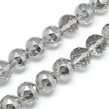 Chapelets de perles en verre électroplaqué EGLA-S137-16mm-06-1