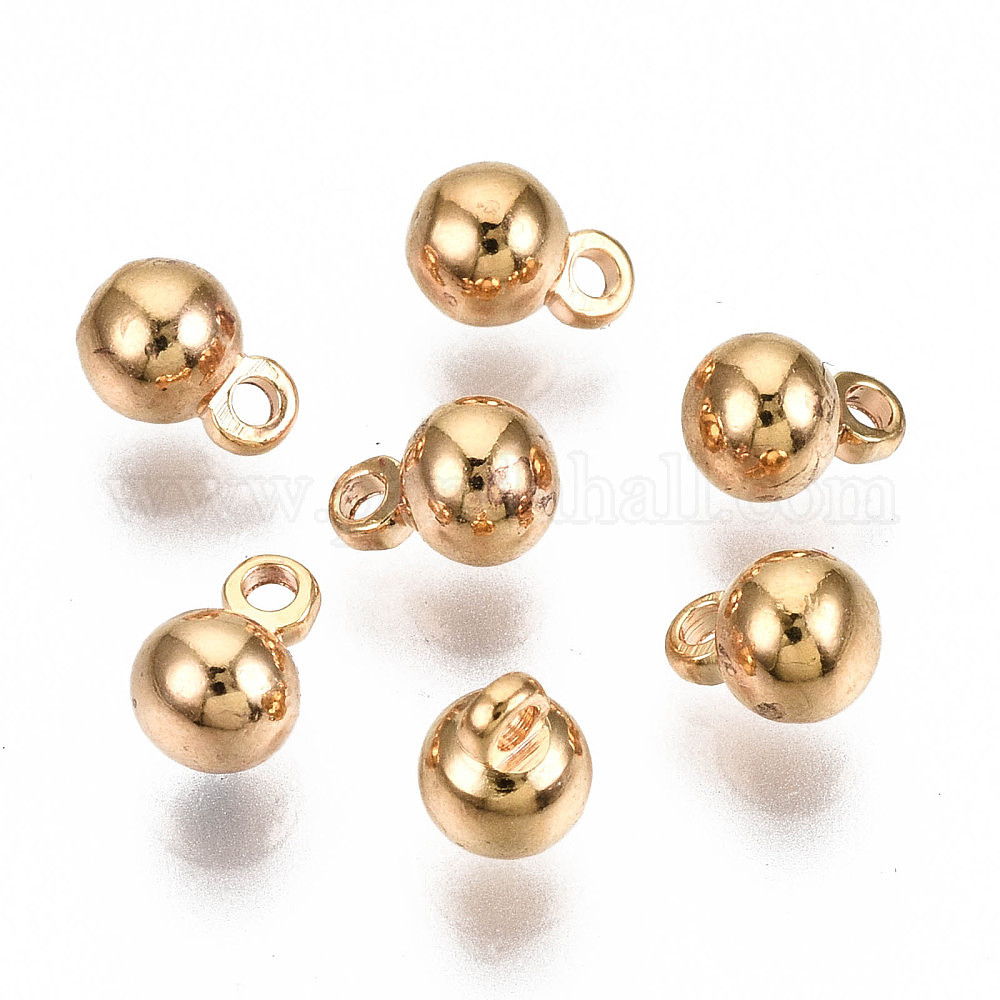 Pendentif Coeur Beebeecraft 1 Boîte 4 Pièces Base De Bague Vierge Plaqué Or 24 Carats Fleur Plate Ronde Réglable Breloque Acier Inoxydable Doré