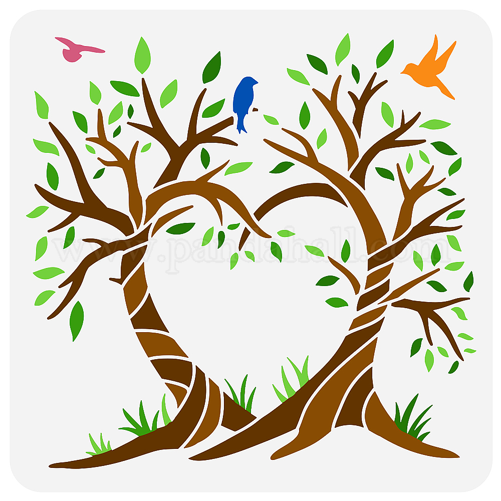 Tree Painting Stencil Tree Painting Stencil