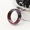 Acrylic Finger Rings, Ring, Old Rose, US Size 9(18.9mm)