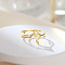 Twelve Constellations 925 Sterling Silver Finger Rings, Golden, Scorpio, Inner Diameter: 16~19mm