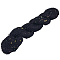 Tencel Thread, with Sequin, Black, 1~4x1mm
