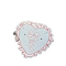 Paper Jewelry Display Cards, Heart, 7x6.7cm