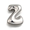 304 Stainless Steel Pendants, Letter Charm, Anti-Tarnish, Letter Z, 23x17x6mm, Hole: 3.5x2.2mm
