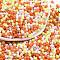 Opaque Acrylic Beads, Round, Salmon, 3mm, Hole: 1mm