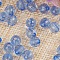 Transparent Acrylic Beads, Round, Light Steel Blue, 8mm, about 2160pcs/500g.