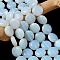 Opalite Beads Strands, Flat Round, 15~15.5x6mm, Hole: 0.8~1mm, about 26pcs/strand, 15.55~15.71 inch(39.5~39.9cm)
