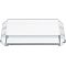 Glass Paperweight, Rectangle, Clear, 100x70x15mm