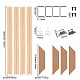 Комплект рамки холста твердой древесины diy DIY-BC0003-11B-2
