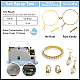 BENECREAT 22Gauge(0.6mm) Tarnish Resistant Light Gold Wire Jewellery Making Copper Wire CWIR-BC0001-0.6mm-KCG-2