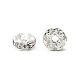 Perles séparateurs en laiton avec strass&nbsp;RB-A014-L5mm-01S-2