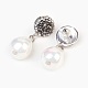 Boucles d'oreilles en perles de coquille EJEW-JE02773-2