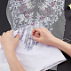 GORGECRAFT Handmade 3D lace Beaded Pearl Applique Rhinestone Lace Appliques Embellishments Sewing Tool for Diy Neckline Bodice Wedding Bridal Prom Dress ( DIY-WH0343-39B-5