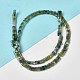 Chapelets de perles en agate mousse naturelle G-Z045-A14-01-2