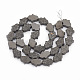 Electroplate Non-magnetic Synthetic Hematite Beads Strands G-N0321-09-3