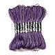 10 Skeins 12-Ply Metallic Polyester Embroidery Floss OCOR-Q057-A11-1