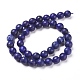Chapelets de perles en lapis-lazuli naturel X-G-D840-38-10mm-2