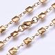304 Stainless Steel Chain Necklaces STAS-P164-07G-2
