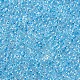 11/0グレードの透明なガラスシードビーズ  内側の色  ABカラーメッキ  ディープスカイブルー  2.3x1.5mm  穴：1mm  約5380/50g X-SEED-N001-E-321-2