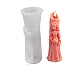 Candela a forma di sposa fantasma a tema halloween fai da te stampi in silicone DIY-D057-05B-1
