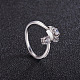 Shegrace Glamourous 925 серебряное кольцо с короной JR192A-2
