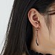 Brass Barbell Cartilage Earrings EJEW-BB67141-2