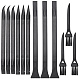 GORGECRAFT 12Pcs Plastic Scraper Tool with Brush Multi-Purpose Stiff Pointed Narrow Wide Scraper Scratch Free Cleaning Scraper Tool for Tight Spaces and Gaps TOOL-GF0002-96-1