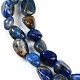 Natürlicher Lapislazuli Perlenstränge&nbsp;G-P497-01B-14-4
