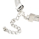 Collares de gargantilla con cadenas de serpientes de hierro NJEW-P289-03B-P-4