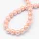 Perles rondes artisanales en porcelaine PORC-S490-8mm-06-2