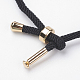 Bracelet en coton avec cordon torsadé X-MAK-L012-03-2