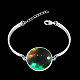 Nouvelle mode des bracelets lumineux du ciel étoilé BJEW-BB14728-2