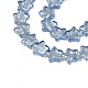 Electroplate Glass Beads Strand X-EGLA-S188-17-A02-3