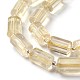 Chapelets de perles de quartz citron naturel G-J385-E05-10x16mm-3