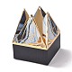 紙折りギフトボックス  あなたとリボンだけの言葉で三角錐  プレゼント用キャンディークッキーラッピング  ミッドナイトブルー  7x7x9cm X1-CON-P011-02A-3