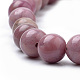 Chapelets de perles en rhodonite naturelle X-G-S259-08-8mm-3