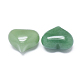 Натуральный зеленый авантюрин сердце пальмовый камень X-G-F637-11A-2