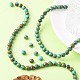 Perles naturelles turquoise hubei GSR8mmC111-3