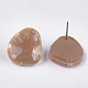 Accessoires de clous d'oreilles en résine X-CRES-S362-014B-03-2