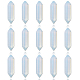 Chgcraft 15 pz cristalli curativi set di pietre opale cristalli curativi pietre sfuse lucide burattate veri cristalli opali bacchette set per il bilanciamento energetico chakra meditazione terapia G-CA0001-57-1