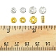Perline distanziali in strass in ferro e ottone 240 pz 8 stili FIND-FS0001-34-6