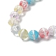 Chapelets de perles vernissées manuelles LAMP-K037-08F-3