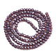 Electroplate Glass Beads Strands EGLA-A034-P2mm-A01-2